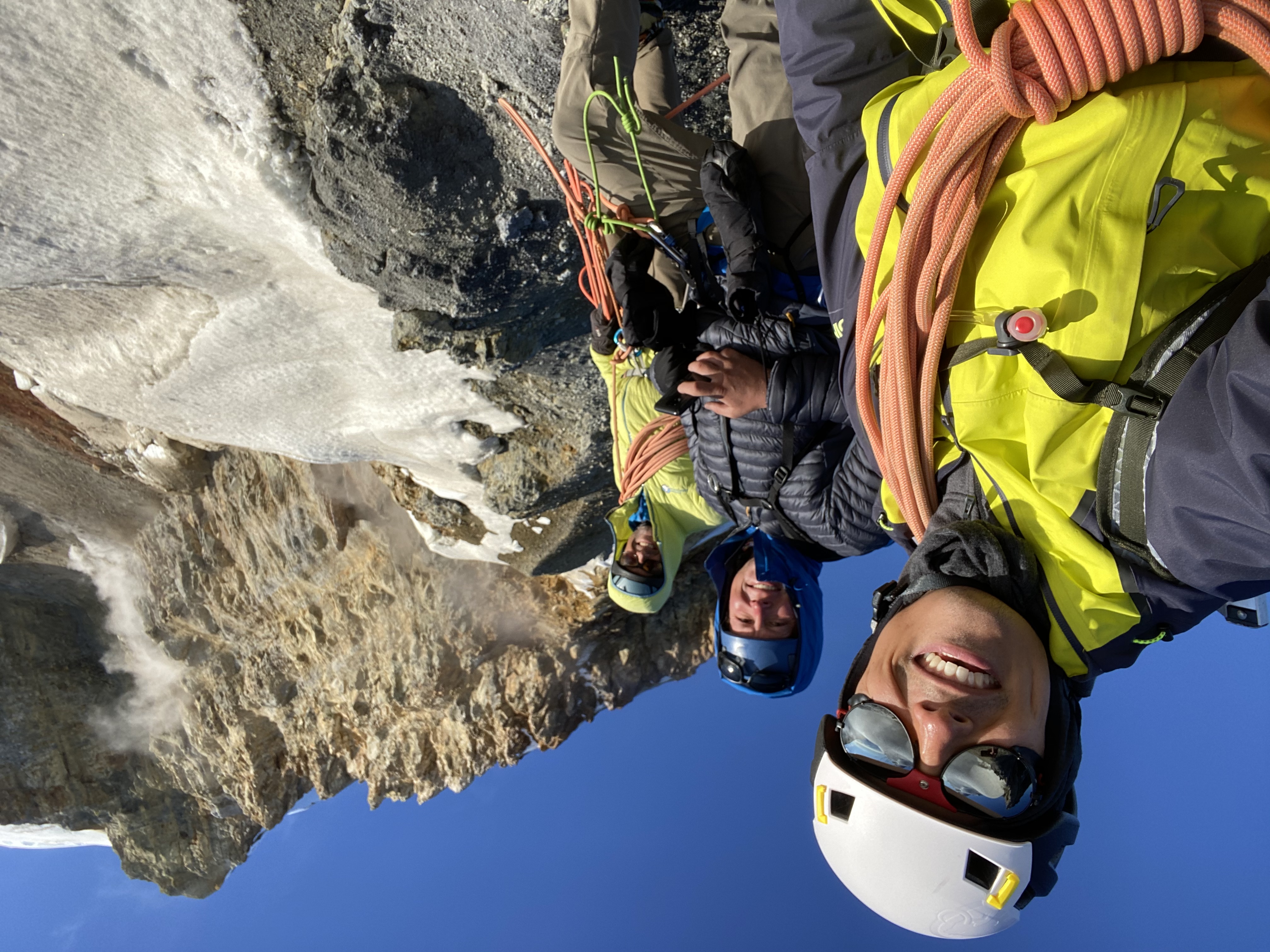 Paul, Kyle and Yoshio at Sherman Crater.