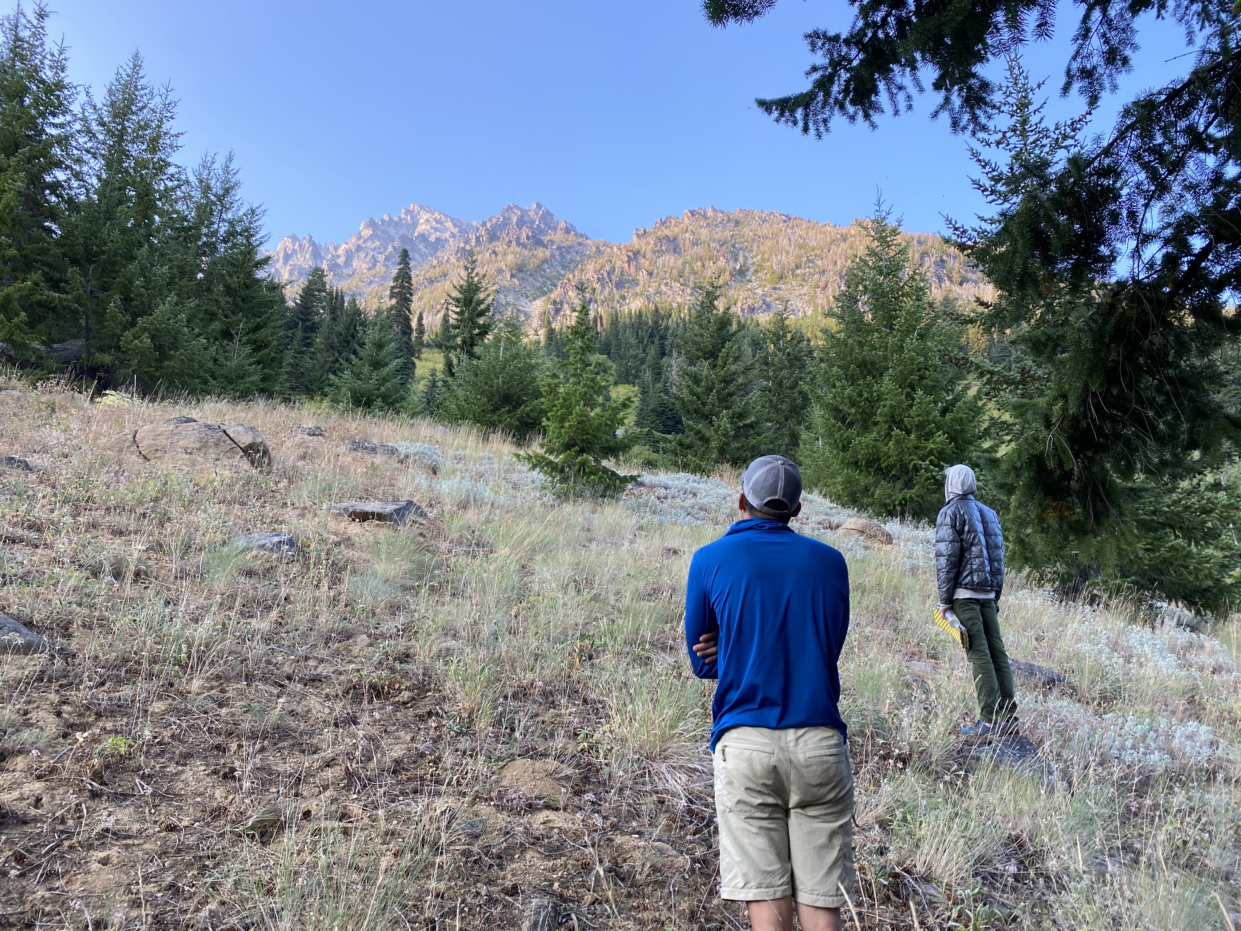Mount Stuart from our camp.
