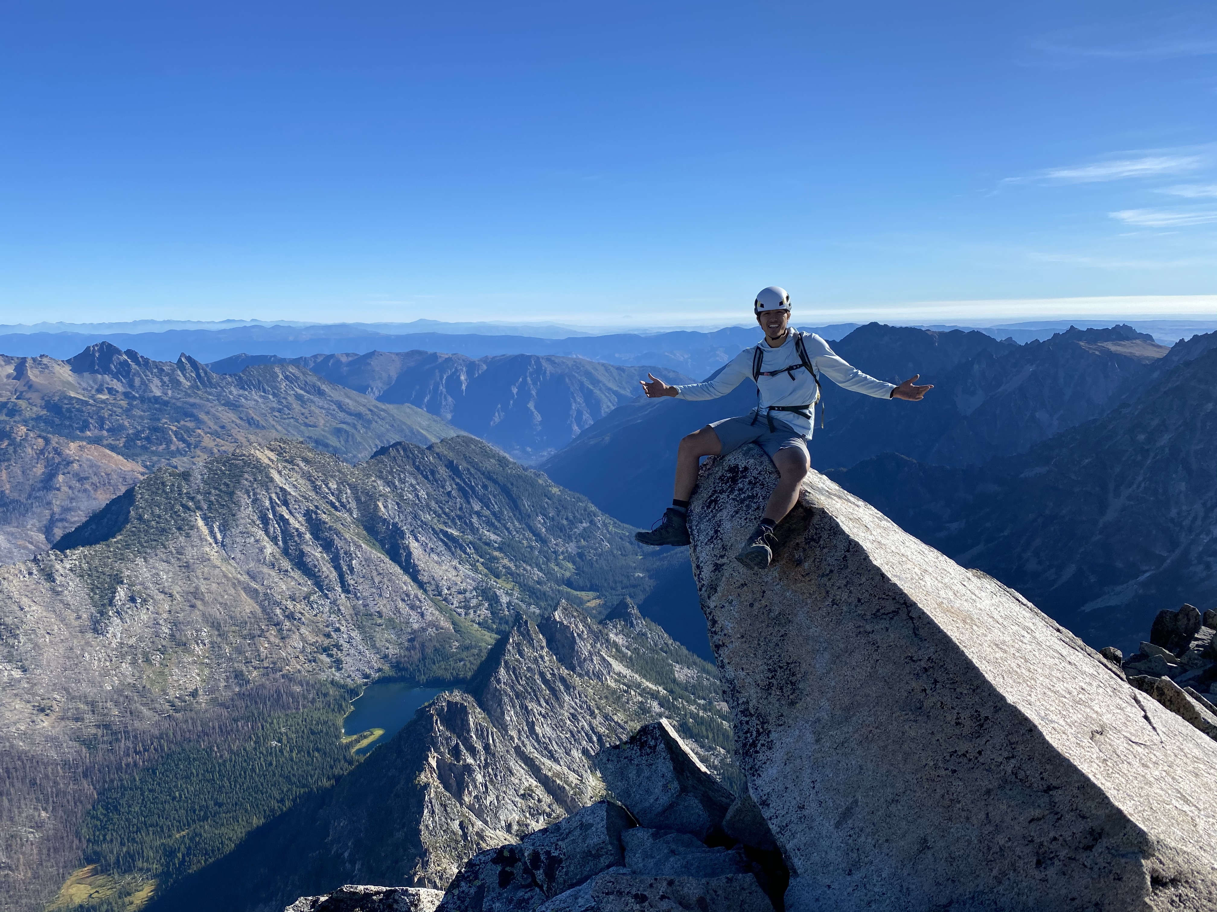 Yoshio on the Summit of Mount Stuart.