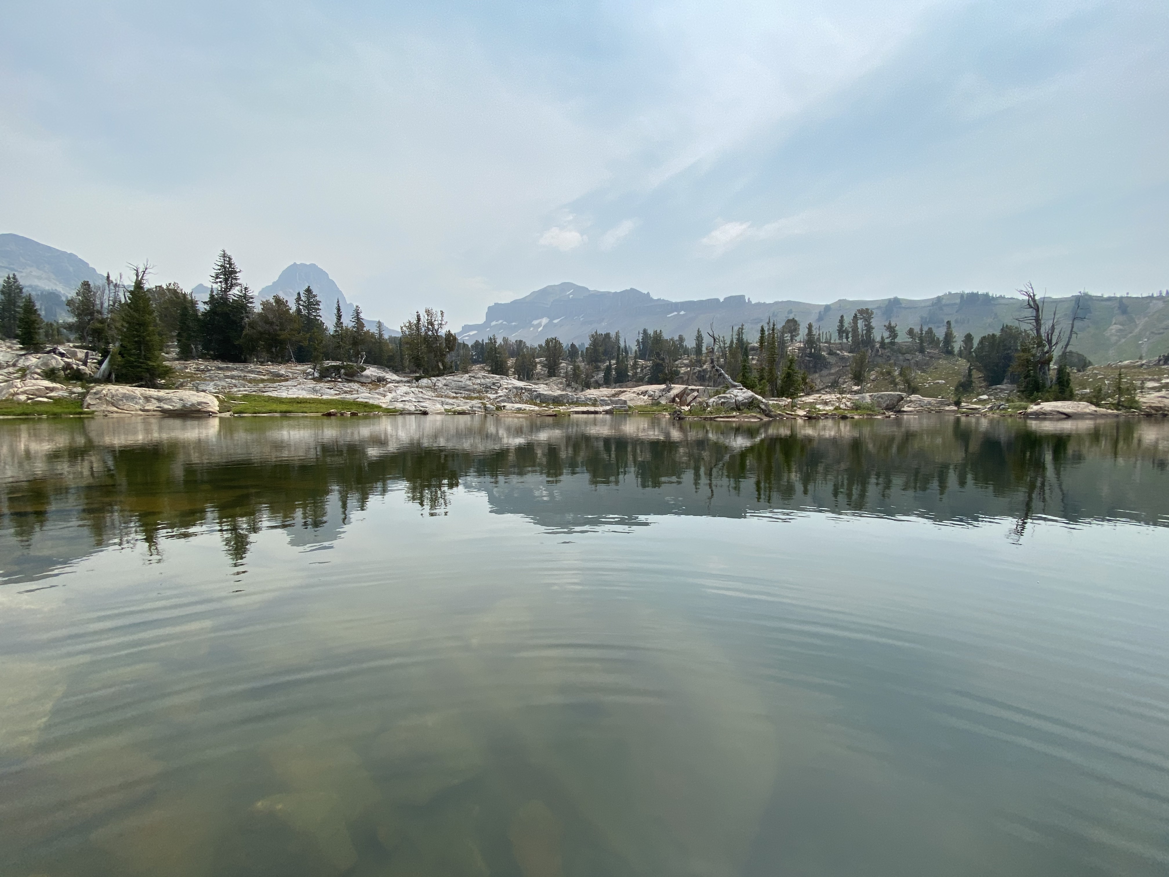 A view of one of the lakes in Basin Lakes