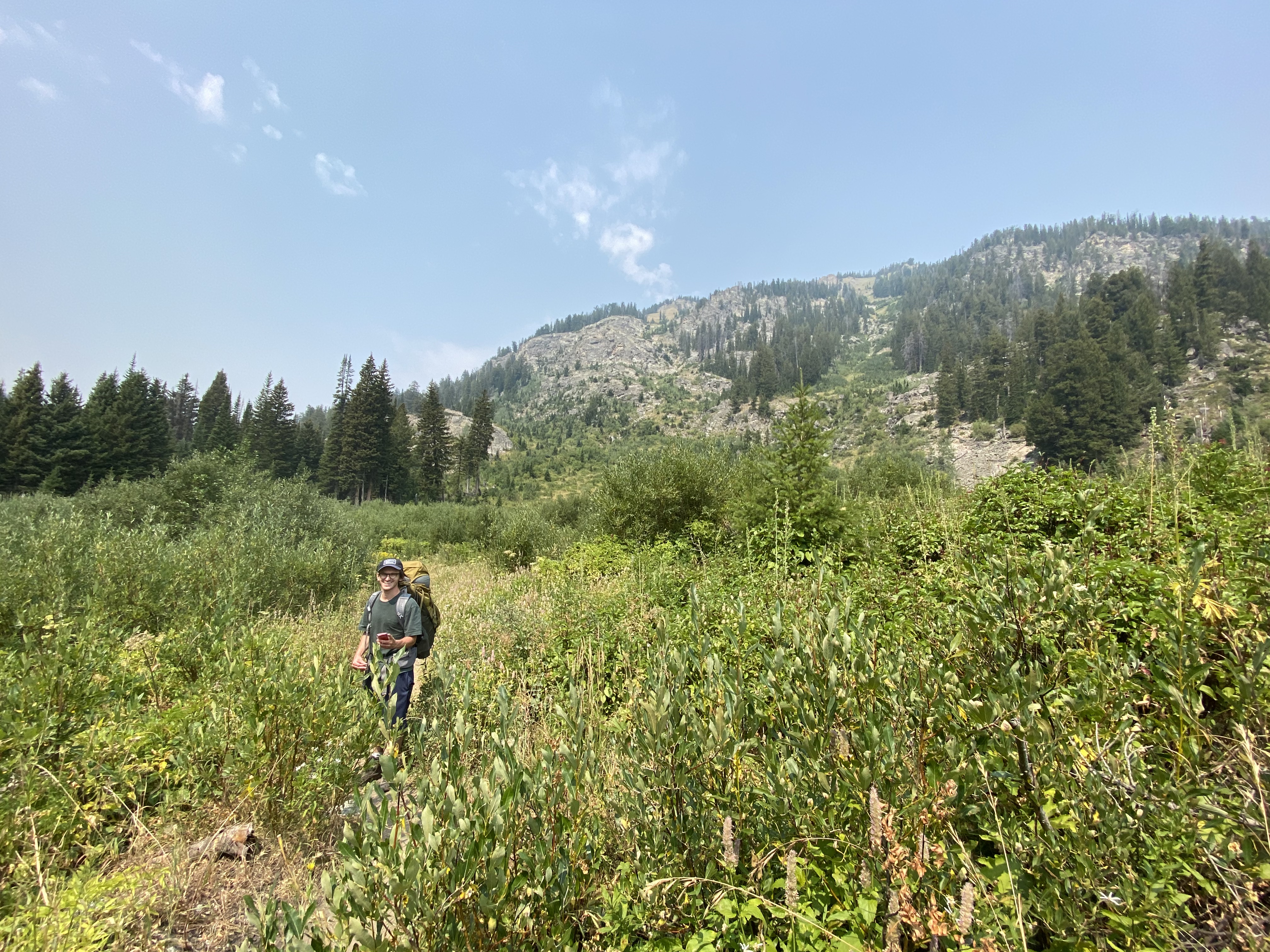 Timur on the Granite Canyon Trail.