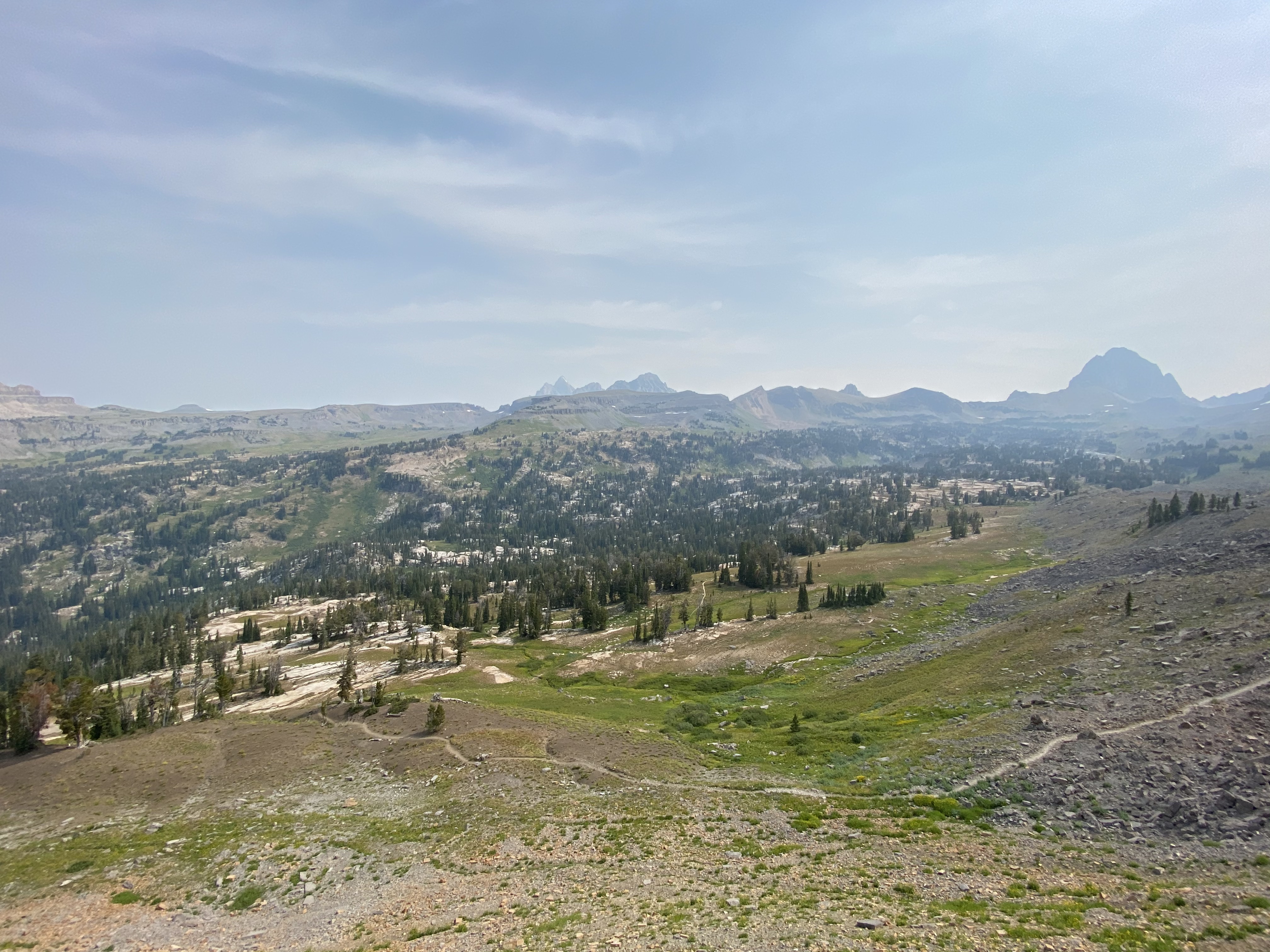 The view of Alaska Basin.